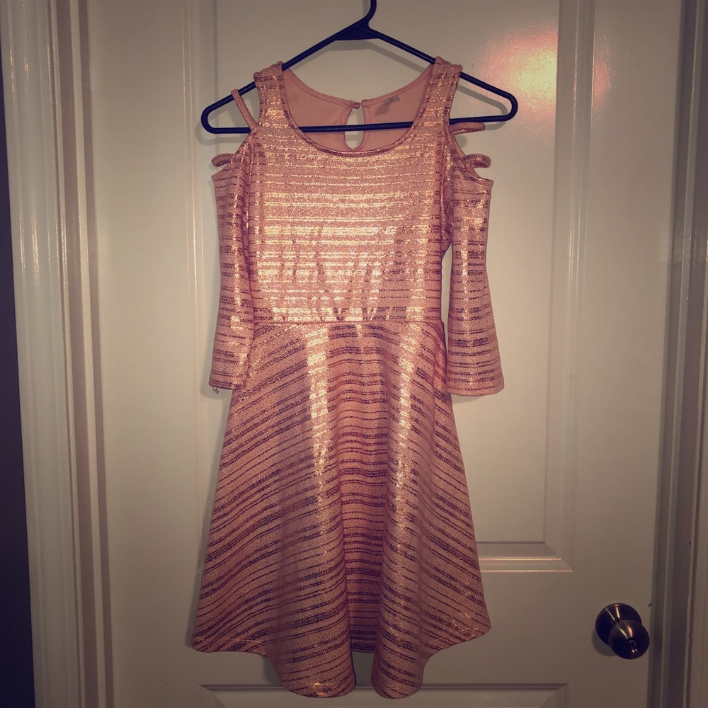 Girls Justice Pink/Gold